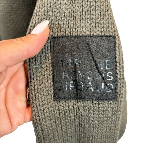 Ladies marithe francois girbaud Green Thick Knit Turtleneck Sweater Dress XXL - Picture 5 of 16